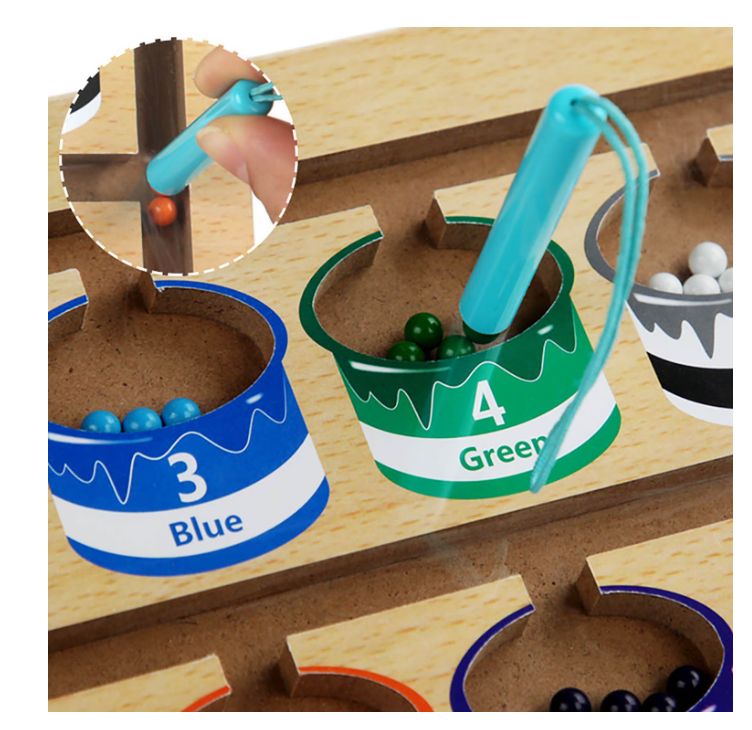 Joc magnetic de clasificarea culorilor, 3 ani