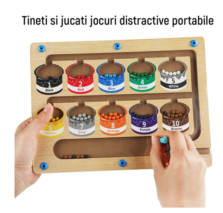 Joc magnetic de clasificarea culorilor, 3 ani