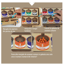 Joc magnetic de clasificarea culorilor, 3 ani