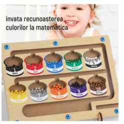 Joc magnetic de clasificarea culorilor, 3 ani