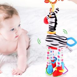 Jucarie dentitie si senzoriala pentru bebelusi, Zebra, 0 luni+