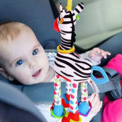 Jucarie dentitie si senzoriala pentru bebelusi, Zebra, 0 luni+