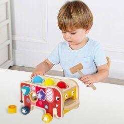 Jucarie educativa tip Montessori, Camion 3 in 1, 3 ani