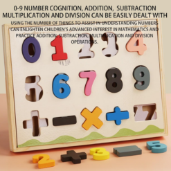 Puzzle educativ, de sortare cifre si alfabet, 3 ani