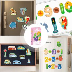Set 26 litere cifre, magnetice, 3 ani 08