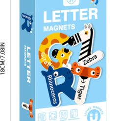 et 26 litere colorate, magnetice, 3 ani 05