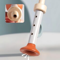 Set 5 instrumente muzicale din lemn pentru copii, 6 LUNI+