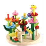 Set de constructie creativ, Gradina Flori, 53 piese, 3 ani+