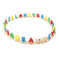 Trenulet din lemn,Alfabet, 26 piese, 3 ani