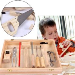 Trusa de scule:tamplarie din lemn, 16 piese, 3 ani 01