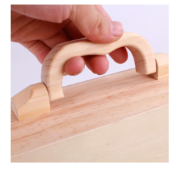 Trusa de scule/tamplarie din lemn, 16 piese, 3 ani