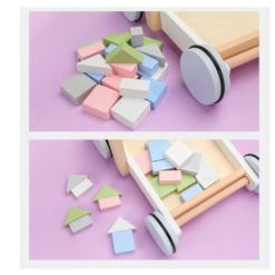 Antepremergator din lemn cu 20 de cuburi, 12 luni+