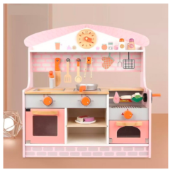 Bucatarie din lemn cu accesorii, 59 cm, 3 ani