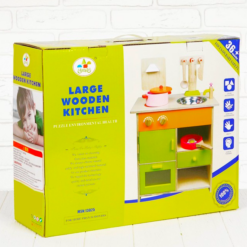 Bucatarie din lemn cu accesorii, 70 cm, 3 ani