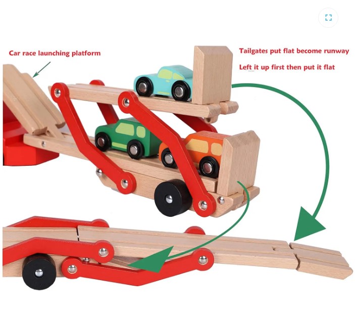 Camion transportator cu 4 masinute, 3 ani 04