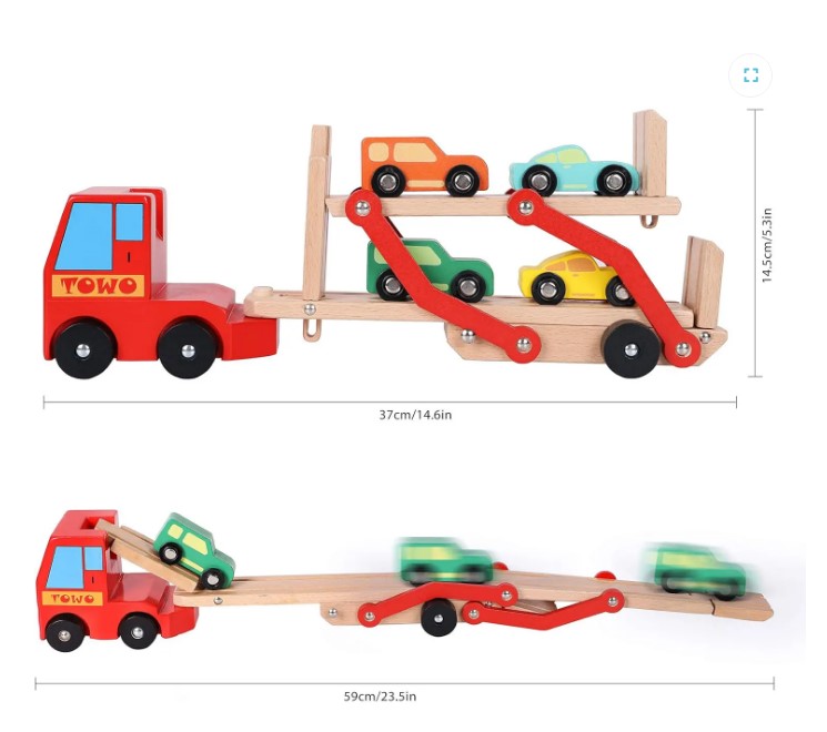 Camion transportator cu 4 masinute, 3 ani 04