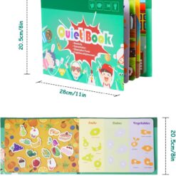 Carte cu stickere reutilizabile, 3 ani+