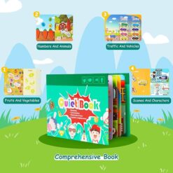 Carte cu stickere reutilizabile, 3 ani+