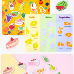 Carte cu stickere reutilizabile, 3 ani+