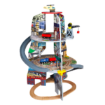 Circuit  feroviar din lemn, pe 3 nivele, 74 cm, 3 ANI