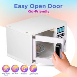 Cuptor cu microunde din lemn cu accesorii, 3 ani