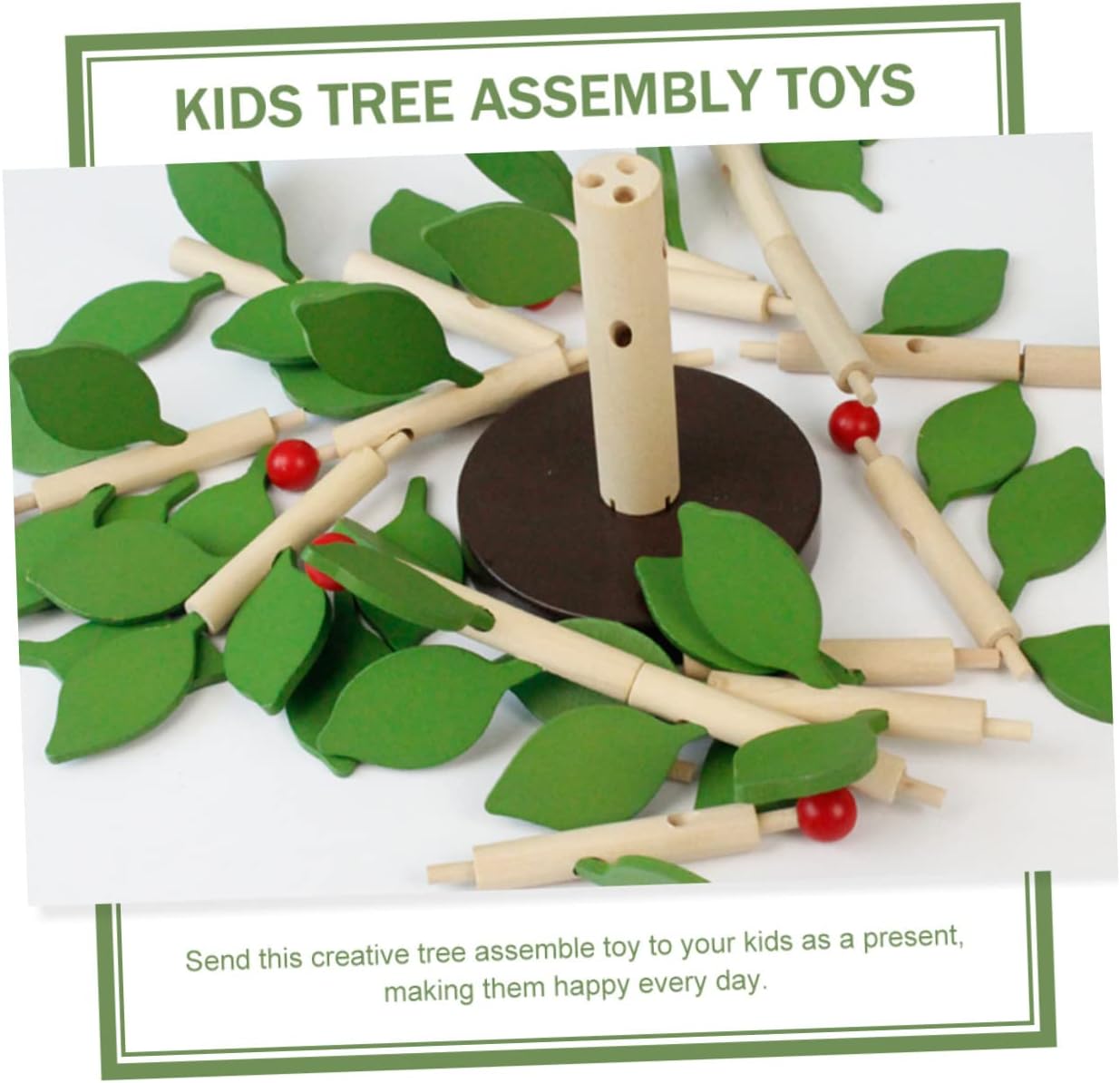 Joc Montessori de construit, Pomul cu mere, 3 ani