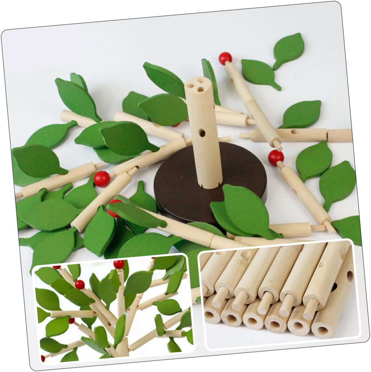 Joc Montessori de construit, Pomul cu mere, 3 ani