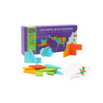 Puzzle educativ tip tangram, 41piese, 3 ani+