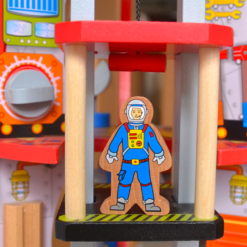 Racheta din lemn pentru copii cu accesorii, Set joc de rol , 64 cm,3 ani