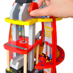 Racheta din lemn pentru copii cu accesorii, Set joc de rol , 64 cm,3 ani