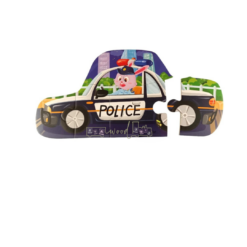 Set 6 Puzzle cu 6 Mijloace de transport, 3 ani 03