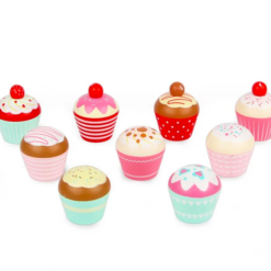 Stand de prajituri din lemn, Briose 10 piese, 3 ani