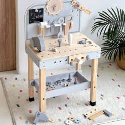 Banc de lucru cu unelte, pentru copii, 77 cm, 3 ani 01