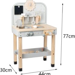Banc de lucru cu unelte, pentru copii, 77 cm, 3 ani 01