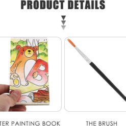 Carte de colorat cu apa portabila, Litere,3 ani