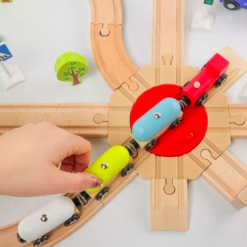 Circuit cu trenulet magnetic, 80 piese, 3 ani+ 01