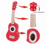 Instrument muzical pentru copii - Chitara, 53 cm, Rosu, 3 ani+