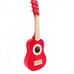 Instrument muzical pentru copii - Chitara, 53 cm, Rosu, 3 ani+