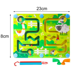 Joc - Labirint magnetic, Animale de la ferma
