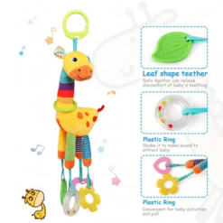 Jucarie senzoriala bebe cu elemente de dentitie si zornaitoare, 0 luni+ 01