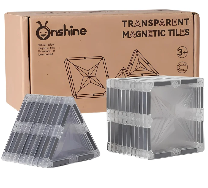 Set de constructie 3D, magnetic, 20 piese, Onshine, 3 ANI 01