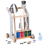 Set de curatenie pentru copii, Carucior, si joc de sortare, 3 ani
