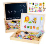 Tabla de scris si desenat-Matematica, Animale, Desen, 3 ani