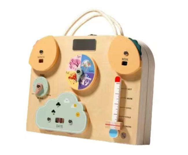 Busy Board pliabil, portabil, placa 8 cu activitati, 3 ani +