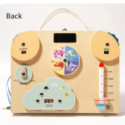 Busy Board pliabil, portabil, placa 8 cu activitati, 3 ani +