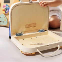 Busy Board pliabil, portabil, placa 8 cu activitati, 3 ani +