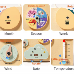 Busy Board pliabil, portabil, placa 8 cu activitati, 3 ani +