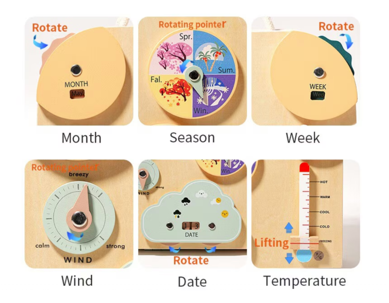 Busy Board pliabil, portabil, placa 8 cu activitati, 3 ani +