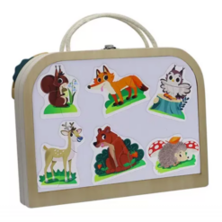 Busy Board pliabil, portabil, placa 8 cu activitati, 3 ani +