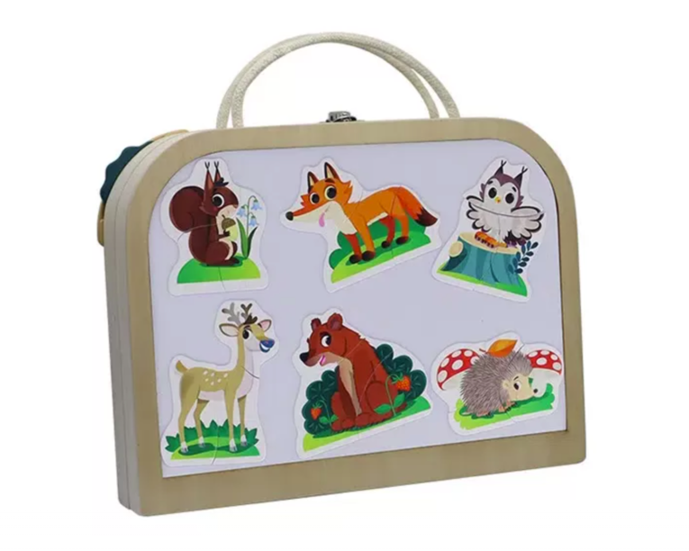 Busy Board pliabil, portabil, placa 8 cu activitati, 3 ani +